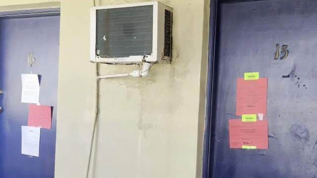 People living at the building at 11930 NE 19th Drive began packing their belongings on Wednesday, March 11, 2026, after the city posted notices on their doors. One resident was seen arriving with a U-Haul truck to begin the move.